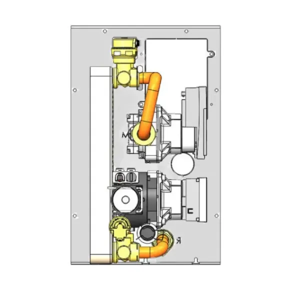Edilkamin kit R2-FX ohne ACS mit Systemtrenner 1106790