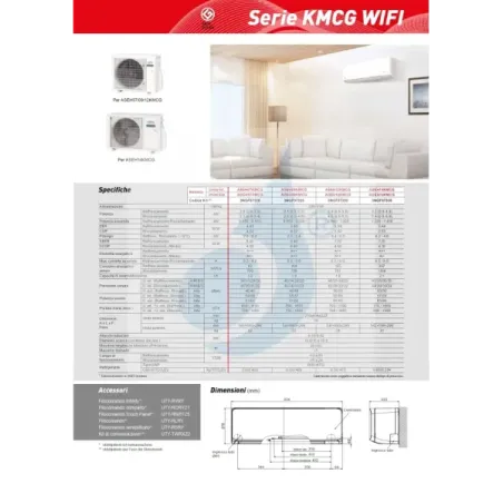 Fujitsu Mono Split 12000 Btu ASEH12KMCG AOEH12KMCG Weiß