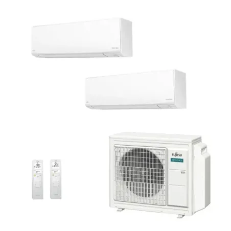 Klimaanlage Fujitsu Duo Split 12+12 KJ-W AOEG24KBCA3 Wand WiFi