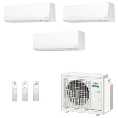 Klimaanlage Fujitsu Trio Split 9+9+12 KJ-W WiFi AOEG30KBTA4