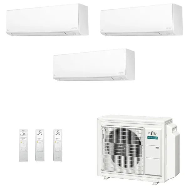 Klimaanlage Fujitsu Trio Split 9+15+15 KJ-W WiFi AOEG30KBTA4