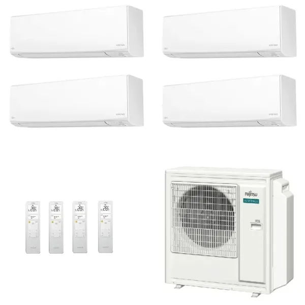 Fujitsu Quadri Split 9+9+9+9 KJ-W WiFi AOEG36KBTA5 Weiß