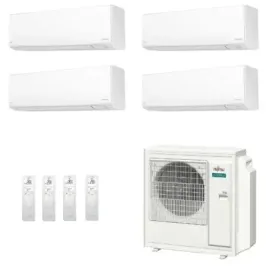Fujitsu Quadri Split 9+9+9+12 KJ-W WiFi AOEG36KBTA5 Weiß