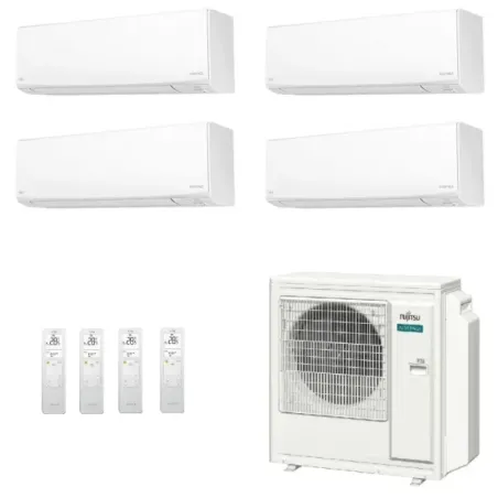 Fujitsu Quadri Split 9+9+12+15 KJ-W WiFi AOEG36KBTA5 Weiß