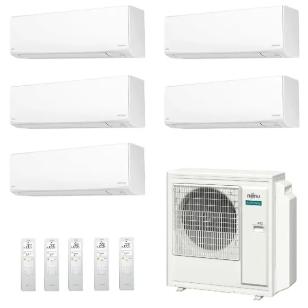 Klimaanlage Fujitsu Penta Split 9+9+9+9+9 KJ-W AOEG36KBTA5