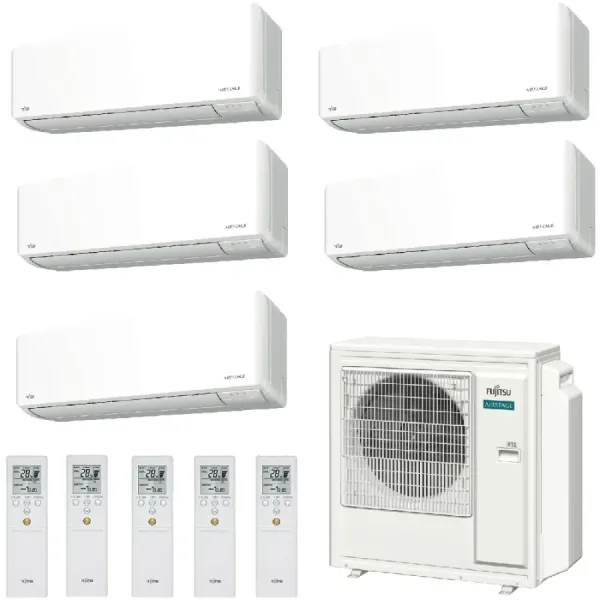 Klimaanlage Fujitsu Penta Split 9+9+9+9+12 KMCG AOEG36KBTA5