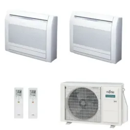 Klimaanlage Fujitsu Duo Split 12+15 Fußboden KV AOEG18KBCA2