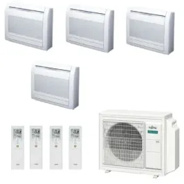 Klimaanlage Fujitsu Quadri Split 9+9+12+12 Fußboden KV AOEG30KBTA4