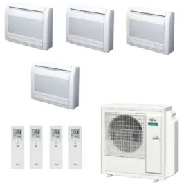 Fujitsu Quadri Split 9+12+12+12 Fußboden KV AOEG36KBTA5