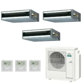 Klimaanlage Fujitsu Trio Split 12+12+15 KL-Kanal AOEG36KBTA5