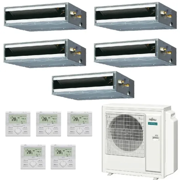 Fujitsu Penta Split 9+9+9+9+15 KL-Kanal AOEG36KBTA5