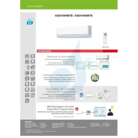 Fujitsu Mono Split 36000 Btu ASEH36KMTB AOEH36KMTB 220v