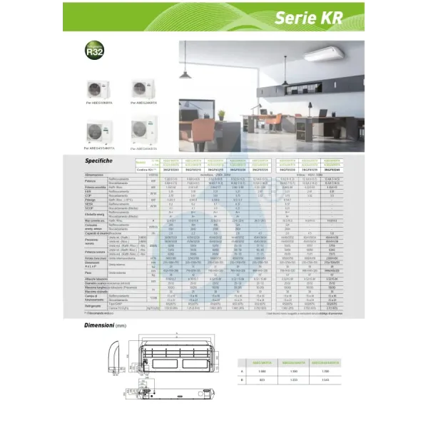Fujitsu Mono Split 30000 Btu ABEG30KRTA AOEG30KBTB 220v
