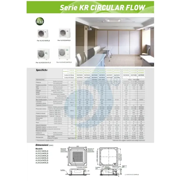 Fujitsu Mono Split 30000 Btu AUXG30KRLB AOEG30KBTB 220v Weiß
