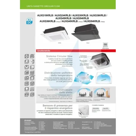 Fujitsu Mono Split 24000 Btu AUXG24KRLB AOEG24KBTB 220v Schwarz