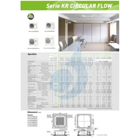 Fujitsu Mono Split 54000 Btu AUXG54KRLB AOEG54KBTB 220v Schwarz