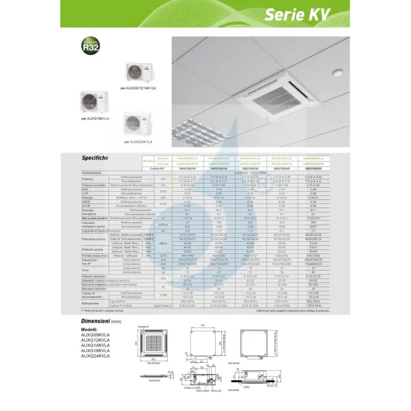 Fujitsu Mono Split 18000 Btu AUXG18KVLA AOEG18KBTB 220v