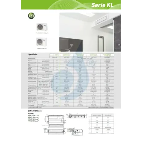 Fujitsu Mono Split 12000 Btu ARXG12KLLAP AOEG12KBTB 220v