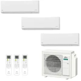 Klimaanlage Fujitsu Trio Split 7+12+12 KN WiFi AOEG30KBTA4