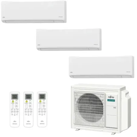 Klimaanlage Fujitsu Trio Split 9+9+12 KN WiFi AOEG30KBTA4