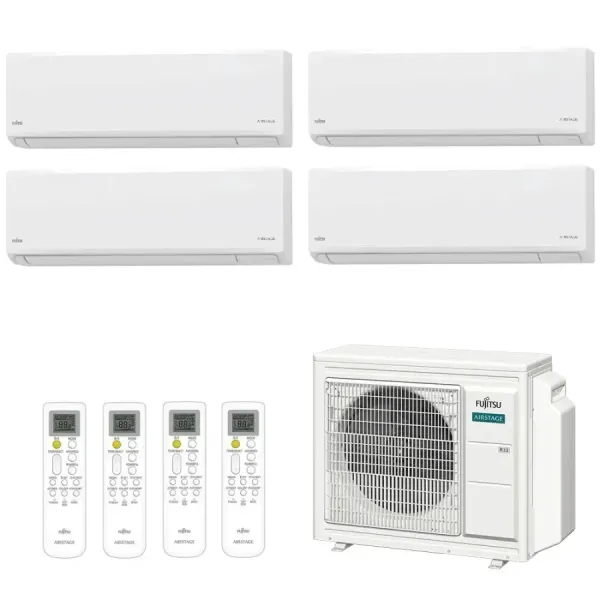 Fujitsu Quadri Split 7+7+7+9 KN WiFi AOEG30KBTA4 Weiß
