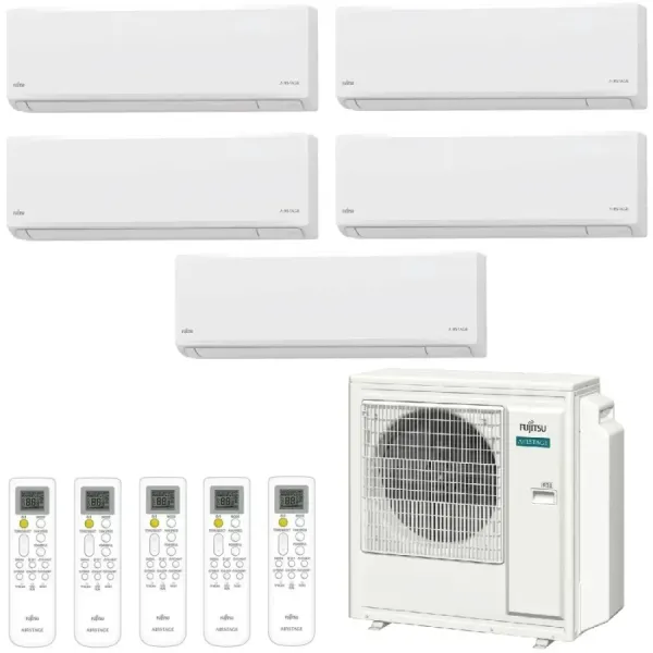 Klimaanlage Fujitsu Penta Split 7+7+7+7+7 KN AOEG36KBTA5