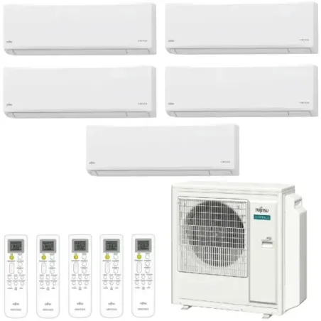 Klimaanlage Fujitsu Penta Split 9+9+9+9+9 KN AOEG36KBTA5
