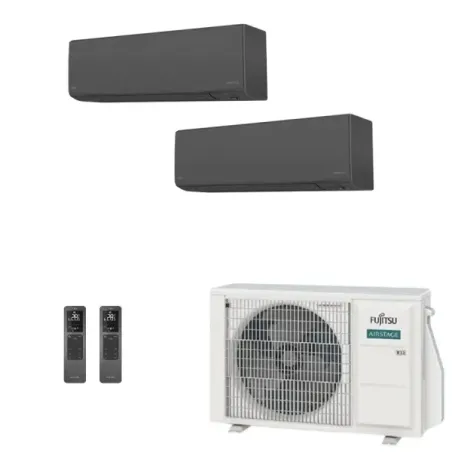 Klimaanlage Fujitsu Duo Split 12+12 KJ-B AOEG18KBCA2 Wand WiFi