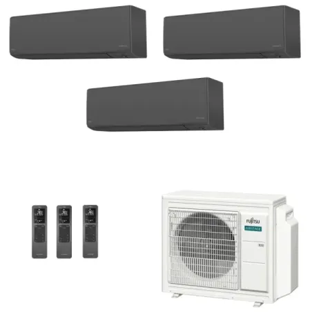 Klimaanlage Fujitsu Trio Split 7+7+12 KJ-B WiFi AOEG24KBCA3