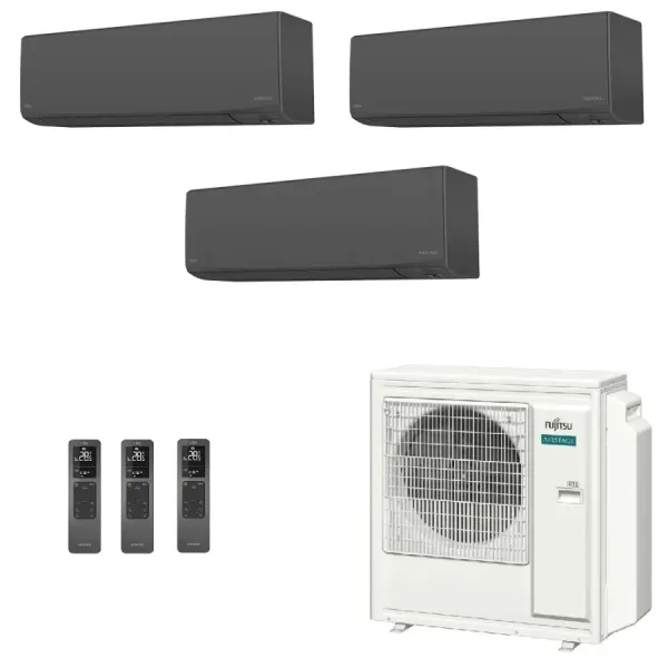 Klimaanlage Fujitsu Trio Split 12+12+12 KJ-B WiFi AOEG36KBTA5