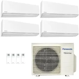 Klimageräte Panasonic Quadri Split  Z Etherea WiFi 9000+9000+9000+24000 Btu Btu mit externer Einheit 28000 Btu CU-4Z80CBE Invert