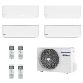 Klimageräte Panasonic Quadri Split  TZ Kompakt WiFi 5000+5000+5000+18000 Btu mit externer Einheit 24000 Btu CU-4Z68CBE Inverter-