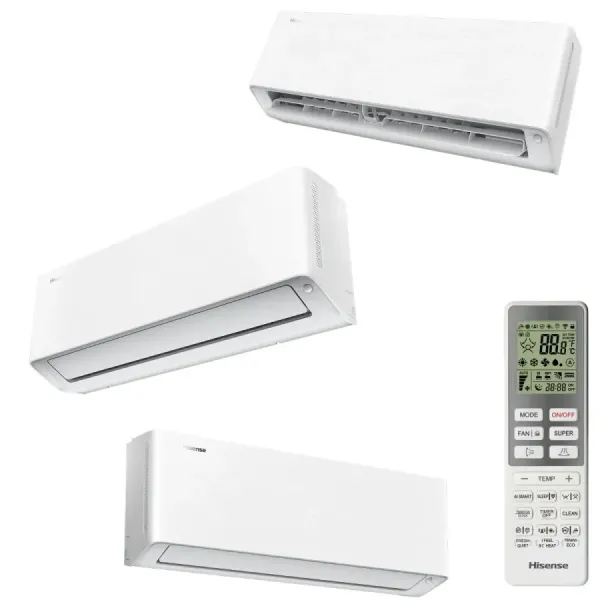 Klimaanlagen Hisense Trio Split 12+12+12 Energy PRO X 3AMW72U4RJC