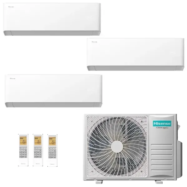 Klimaanlagen Hisense Trio Split 7+9+12 UNI HB 3AMW52U4RJC