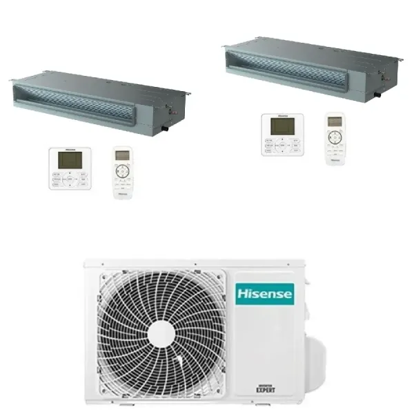 Klimaanlagen Hisense Duo Split 9+12 Btu Kanal 2AMW42U4RGC