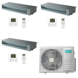 Klimaanlagen Hisense Trio Split 18+18+18 Kanal 5AMW105U4RQC