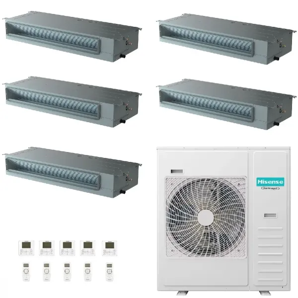 Hisense Penta Split 9+9+9+9+9 Kanal 5AMW105U4RQC