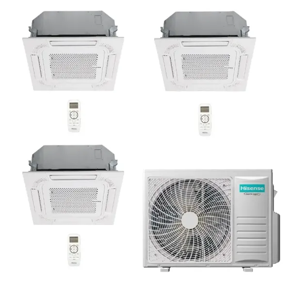 Klimaanlagen Hisense Trio Split 12+18+18 60x60 5AMW105U4RQC