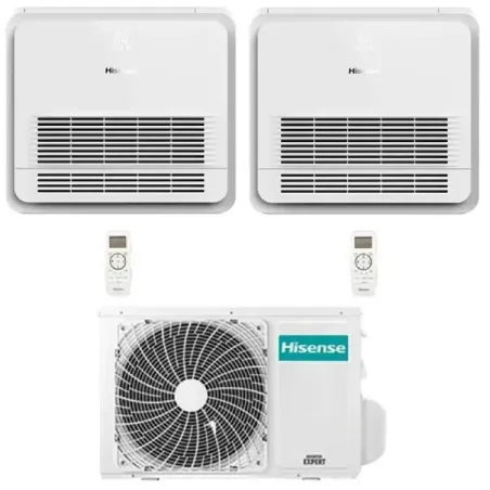 Klimaanlagen Hisense Duo Split 9+9 Btu Console 2AMW35U4RGC
