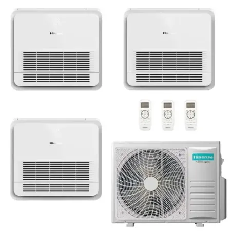 Klimaanlagen Hisense Trio Split 18+18+18 Console 5AMW105U4RQC