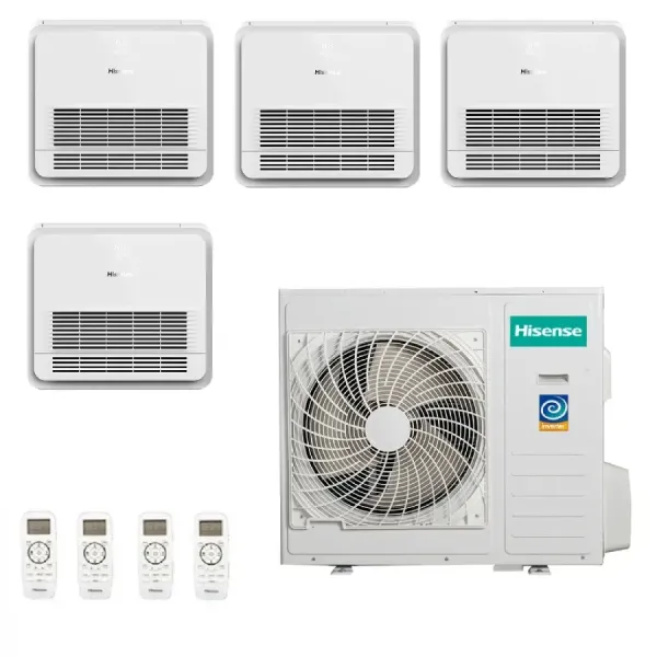 Klimaanlagen Hisense Quadri Split 12+12+12+18 Console