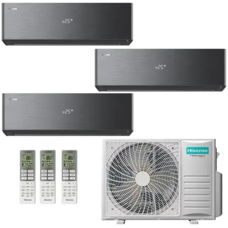 Klimaanlagen Hisense Trio Split 9+9+12 Energy PRO X 4AMW81U4RJC