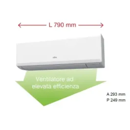 Fujitsu Mono Split 18000 Btu ASEH18KLCBL AOEH18KLCB Weiß 2