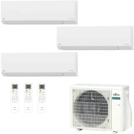 Klimaanlage Fujitsu Trial Split 9+12+12 KL WiFi AOEH18KACB3