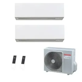 Toshiba Duo Split 9+9 Btu Daiseikai 10 WHITE RAS-2M18G3AVG-E
