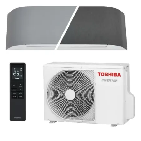 Toshiba Mono Split 12000 Btu RAS-B13N4KVRG-E RAS-13J2AVSG-E1 Grau