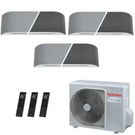 Toshiba Trio Split 7+7+12 Btu Haori RAS-3M18G3AVG-E