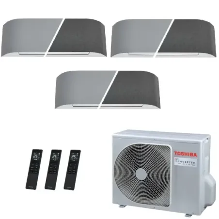Toshiba Trio Split 7+7+12 Btu Haori RAS-3M18G3AVG-E