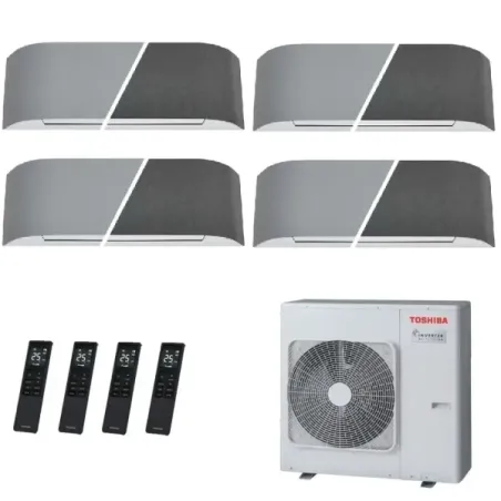 Toshiba Quadri Split 7+7+7+7 Btu Haori RAS-4M27G3AVG-E
