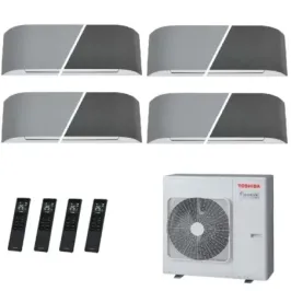 Toshiba Quadri Split 7+7+7+15 Btu Haori RAS-4M27G3AVG-E
